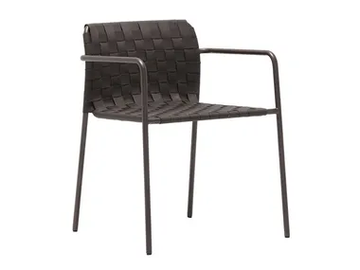 COSTA SO0277 - Stackable aluminium chair with armrests by Andreu World - view 2